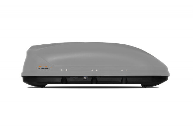 Бокс-багажник на крышу (серый) "Turino Compact" 360 л 1420х830х450