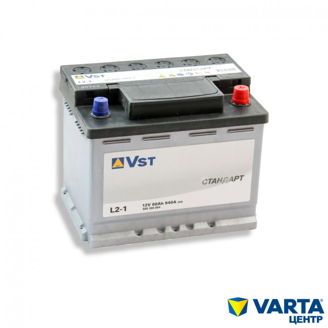 Аккумулятор 6СТ-60.0 Стандарт L2-2 (VST)