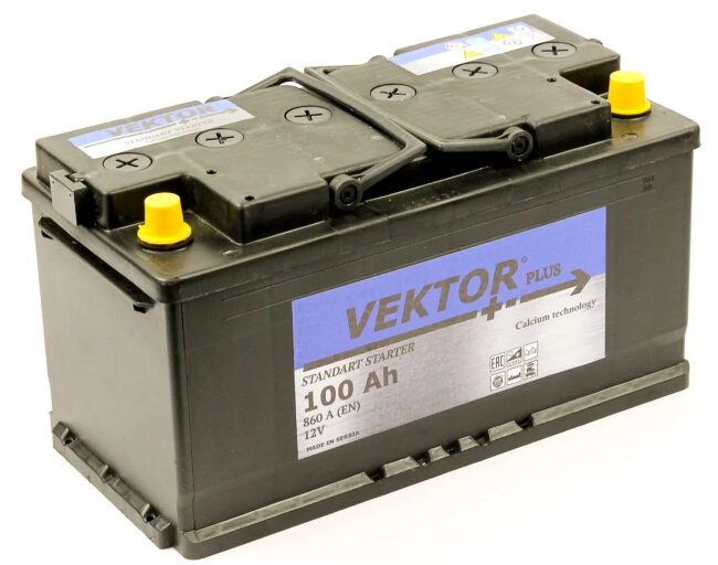 Аккумулятор 6СТ-100.0 (Vektor Plus)