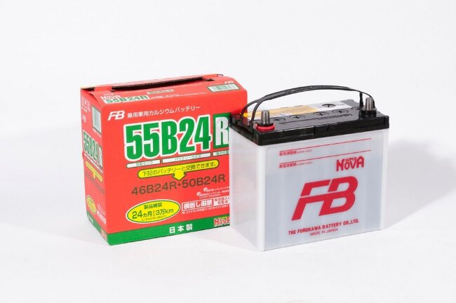 Аккумулятор 6СТ-45.1 Super Nova 55B24R (FB) Asia тонк. кл.