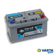 Аккумулятор 6СТ-80.0 (POLUS ARCTIC) низкий