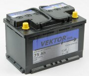 Аккумулятор 6СТ-75.1 (Vektor Plus)