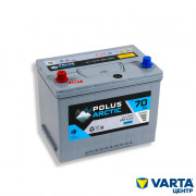 Аккумулятор 6СТ-70.1 (70D26R) (POLUS ARCTIC) Asia бортик