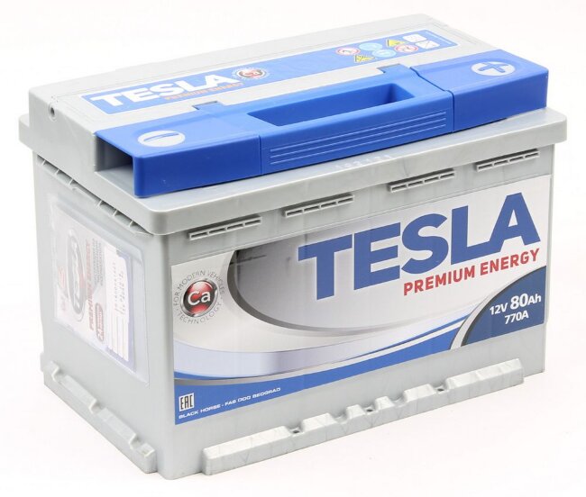 Аккумулятор 6СТ-80.0 (Tesla)