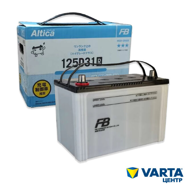 Аккумулятор 6СТ-90.1 Altica HIGH-GRADE 125D31R (FB) Asia