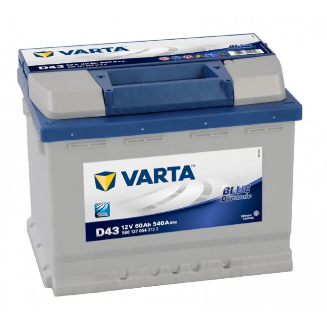 Аккумулятор 6СТ-60.1 Blue Dynamic D43 (Varta)
