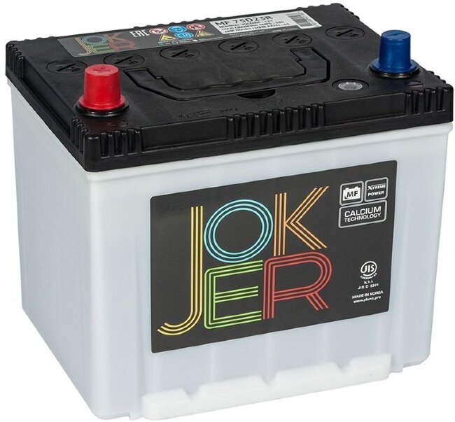 Аккумулятор 6СТ-65.1 75D23R (Joker) Asia