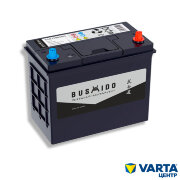 Аккумулятор 6СТ-55.0 (70B24L) (BUSHIDO) азия. тонк.кл