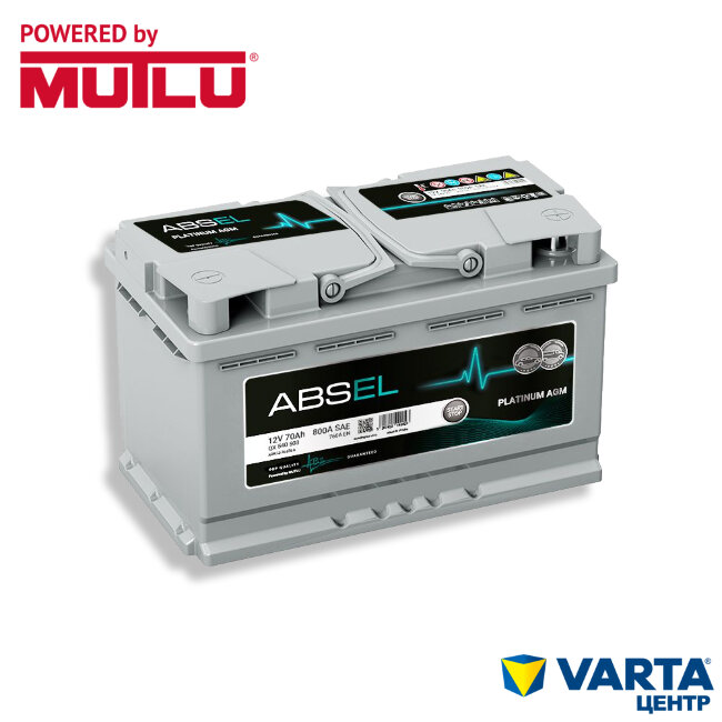 Аккумулятор 6СТ-70.0 AGM (ABSEL Platinum)