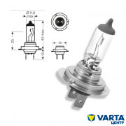 Лампа головного света VALEO H7 12V 55W