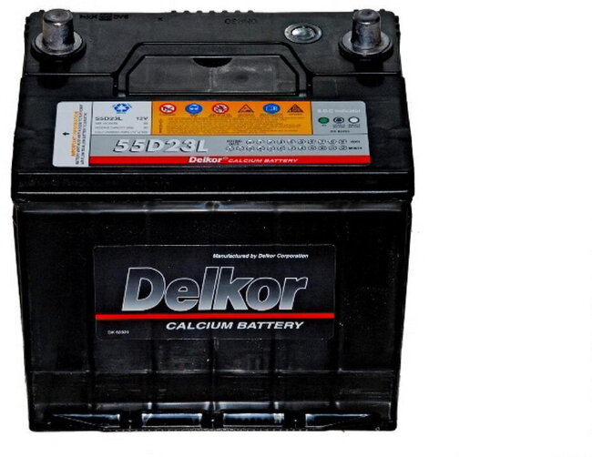 Аккумулятор 6СТ-55.0 55D23L (Delkor) Asia бортик