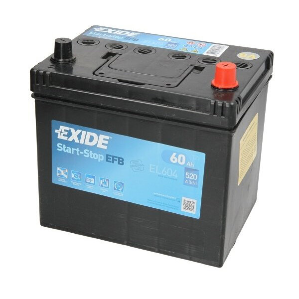 Аккумулятор 6СТ-60.0 EFB EL604; 65D23L (Exide) Аккумулятор 6СТ-60.0 EFB EL604; 65D23L (Exide)
