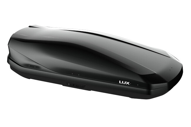 Бокс багажный LUX 450L ТАВР черный матовый 1750х850х400 двустороннее открывание