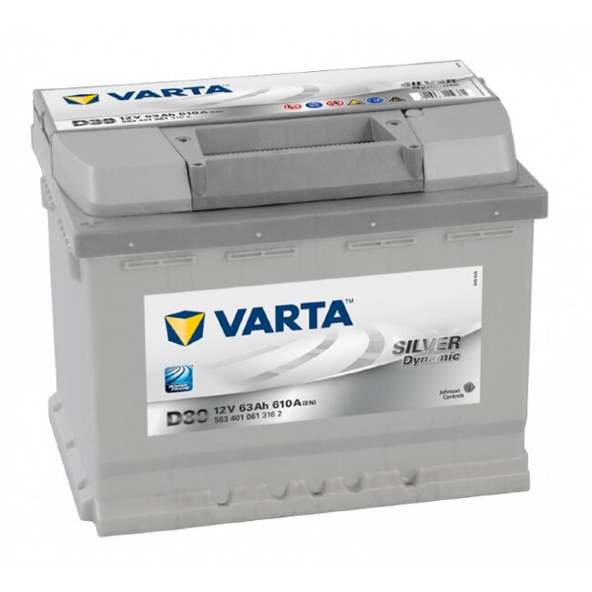 Аккумулятор 6СТ-63.1 Silver Dynamic D39 (Varta)