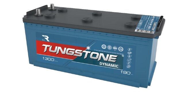 Аккумулятор 6СТ-190 Dynamic (Tungstone) евро конус
