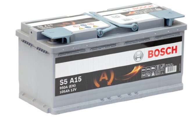 Аккумулятор 6СТ-105.0 S5A15 AGM (Bosch)