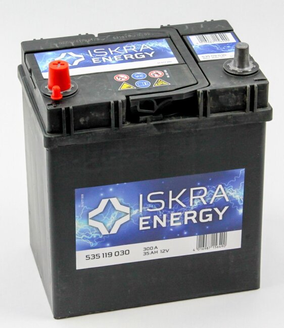 Аккумулятор 6СТ-35.1 (Iskra) Asia тонк. кл. Аккумулятор 6СТ-35.1 (Iskra) Asia тонк. кл.