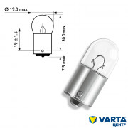 Лампа AVS Vegas R5W (BA15S) 12V