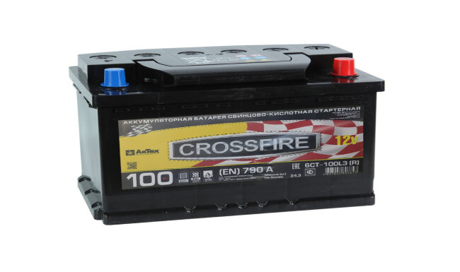Аккумулятор 6СТ-100.0 (Crossfire)