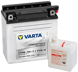 Аккумулятор 6СТ-9.1 Powersports Freshpack 12N9-4B-1 (Varta)