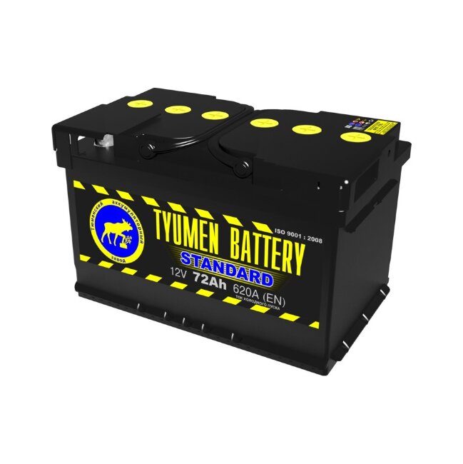 Аккумулятор 6СТ-72.0 Standard (Tyumen Battery) низкий