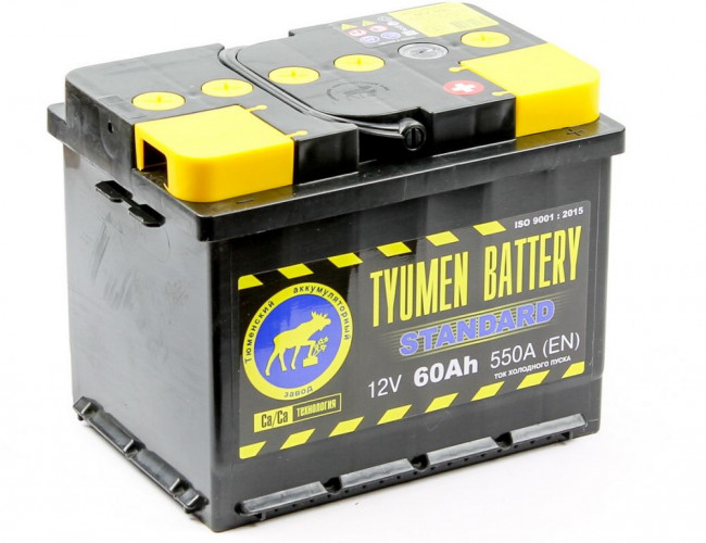 Аккумулятор 6СТ-60.0 Standard (Tyumen Battery)